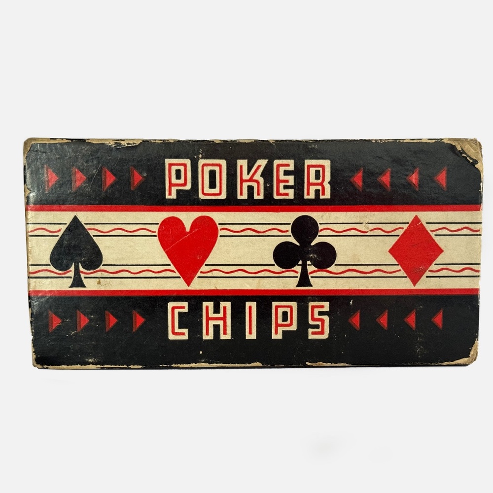 VintageStackWell Harvite Poker Chips